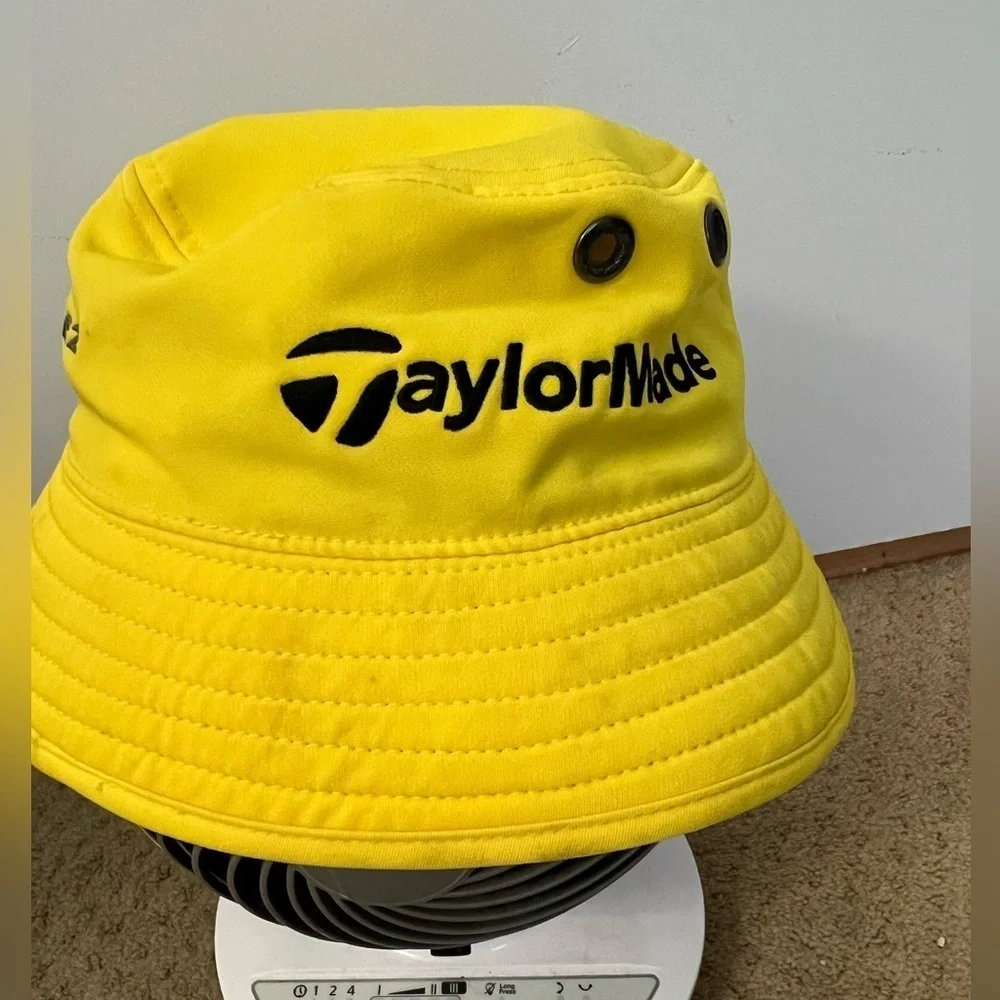 TaylorMade Yellow & Black Bucket Hat - S/M